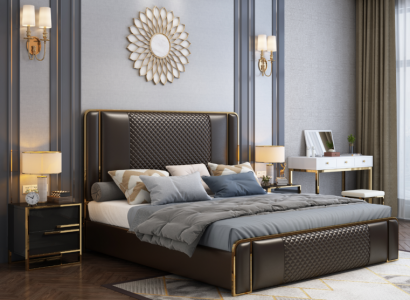 Bed, double bed, beds, furniture, furnishings, bedroom, luxury, design